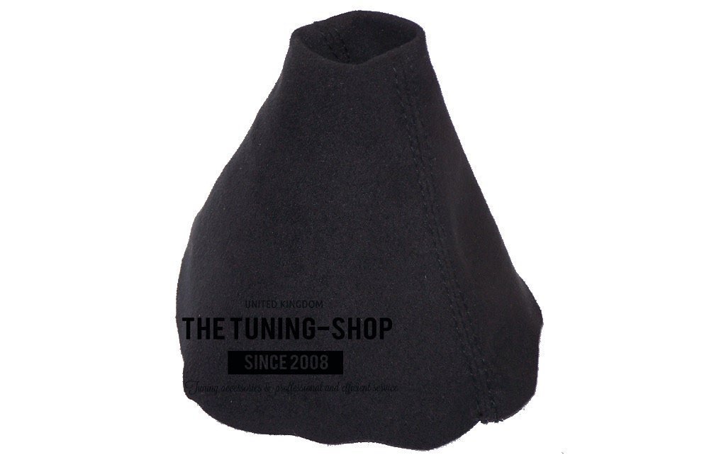 The Tuning-Shop Ltd Shift Boot Custom Made Shift Boot Black Genuine Suede with Black Stitching