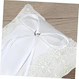 Zoom IMG-2 stobaza cuscino portafedi matrimonio bianco Zoom IMG-2 stobaza cuscino portafedi matrimonio bianco