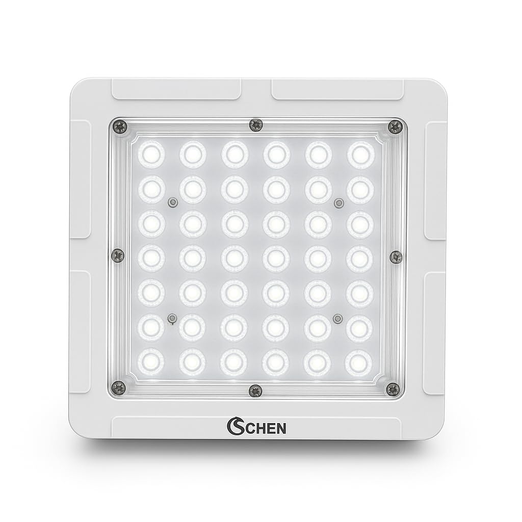 SCHEIN SHFL-30W White LED Flood Light | Polycarbonate Housing | BIS (R-97001929) & ISO Approved | Waterproof & Dustproof Outdoor Lighting | Energy Efficient High Brightness Lamp | Pack of 1-image-3