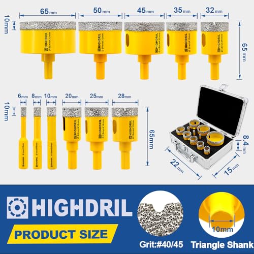 Set de Brocas Diamante HIGHDRIL 13 Piezas miniatura 2