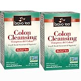 Bravo Tea Colon Cleansing Herbal Tea Caffeine Free, 20 Tea Bags, 2 Count