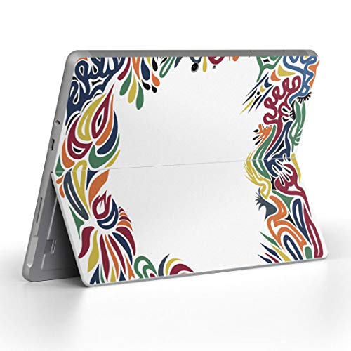 Surface Go 3 / Surface Go 2 Surface Go 全世代対応 専用スキンシール サーフェス go igsticker シール スキン 保護 フィルム ステッカー アクセサリー 008818 ユニーク カラフル 模様 フレーム
