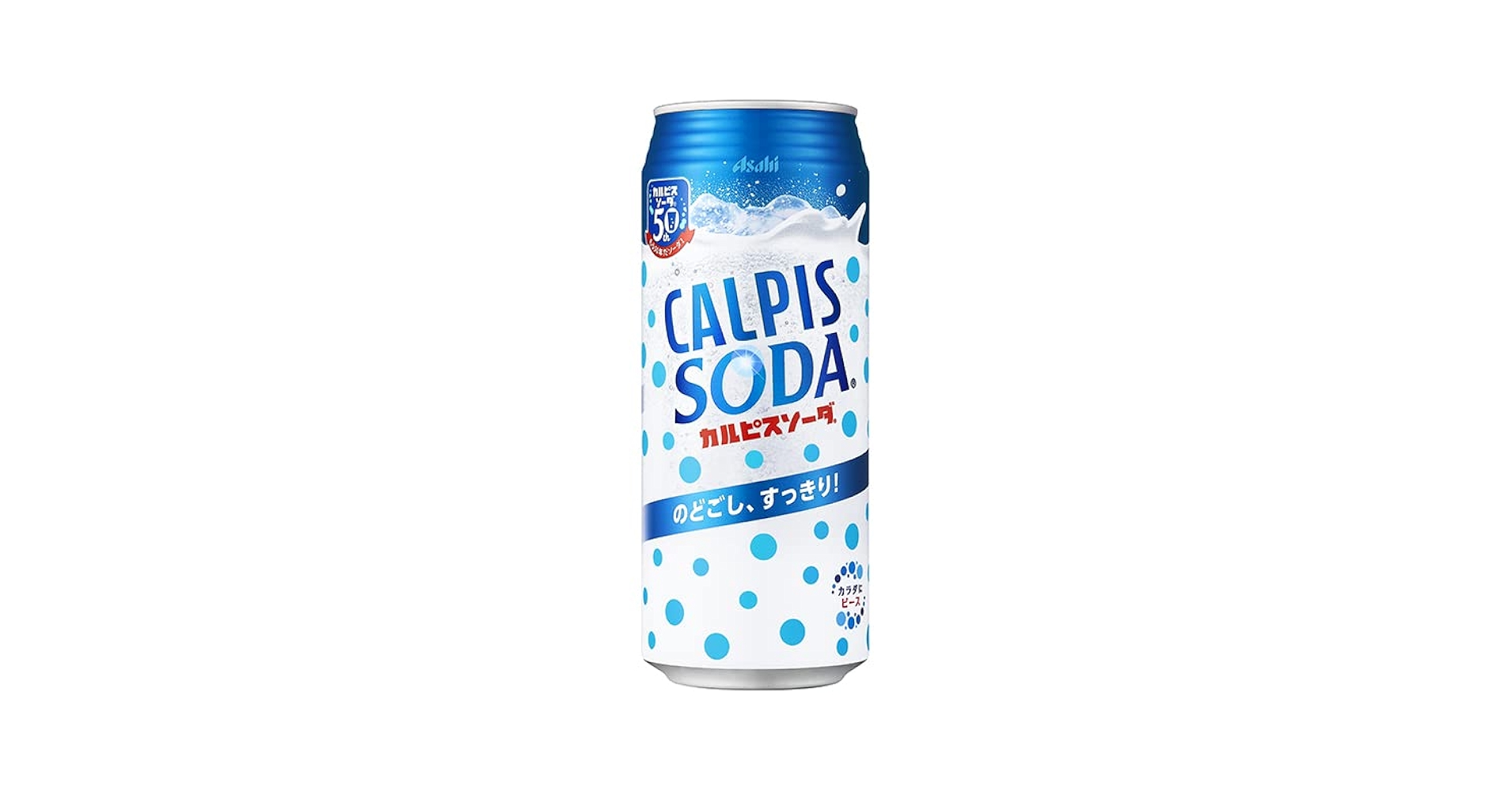 Amazon.co.jp: Asahi Beverage Calpis Soda, 16.9 fl oz (500 ml