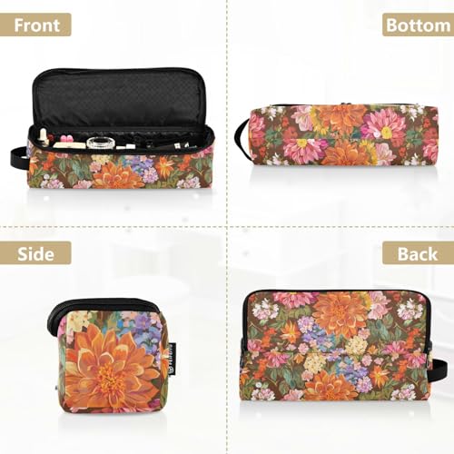 Organizador 2 en 1 para herramientas de cabello Watercolorful Flowers miniatura 5