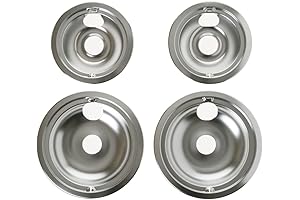 GE Range Genuine OEM 6" 8" Drip Pan Kit