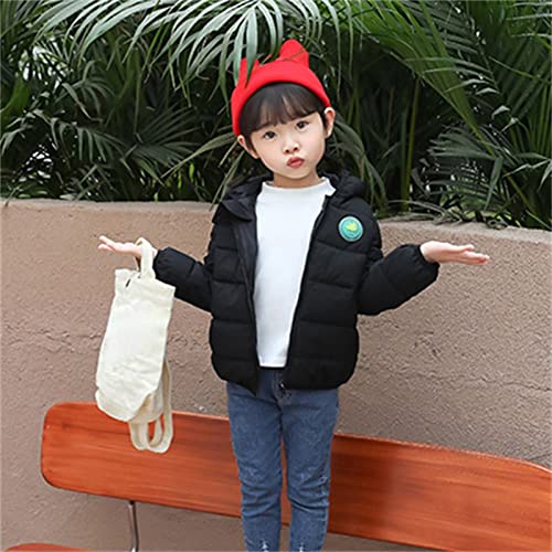 Boys Girls Winter Hooded Puffer Jacket Cute Warm Zipper Coat Kid Lightweight Quilted Puffy Outerwear 2025 Trendy Fall Clothes2