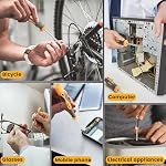 MulWark Magnetic Screwdriver Set with Case, Screw Driver Set Kit 59 Piece Includs Phillips, Hex, Pozidriv, Torx and Precision Screw Driver Set, Replaceable Screwdriver Bit Set for Men, Dad, Husband