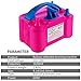 PCFING Electric Air Balloon Pump and Balloon Tying Tool in One, Portable Dual Nozzle Electric Balloon Blower Air Pump Balloons Inflator with Tying Tool on Pump for Decoration, Party and Save Time