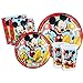 Ciao-Y2496 Mickey Kit Mesa Fiesta, Multicolor, 24 personas (1)
