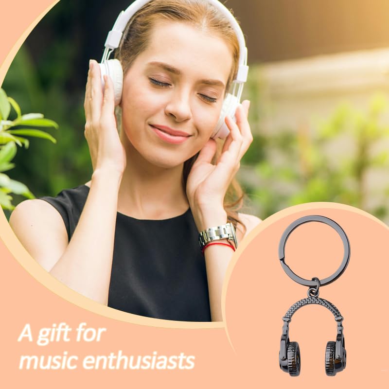 Music Lover Gifts for Women Men Music Note Keychain Gifts for Musician Singer Birthday Christmas Gifts for Women Men