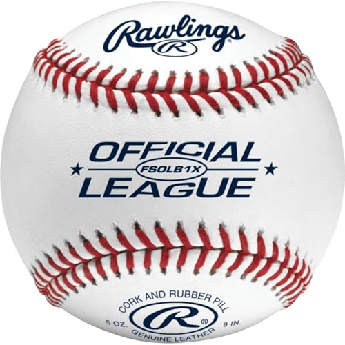 Balle de baseball Rawlings Fsolb1 entraînement sur terrain lot de 12 pièces coutures plates