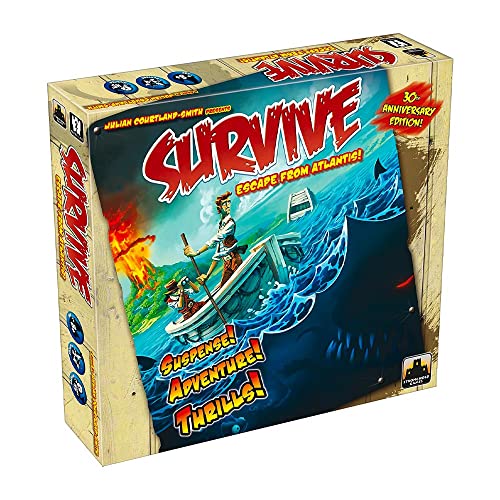 Survive Escape From Atlantis Board Game - Survival Strategy Game, Nautical Adventure Game for Kids...