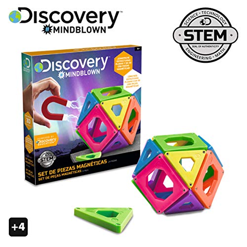 Discovery- Set de Piezas Mindblown, educativos, niños, imanes, Juego construccion, Bloques magnéticos (World Brands 6000433)