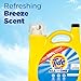 Tide Simply All-In-One Liquid Laundry Detergent, Refreshing Breeze Scent, 128 Loads, 168 fl oz