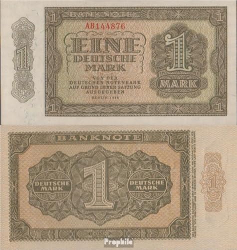 Billete DDR 1948 Rosenberg 340b con número de serie de 6 dígitos para coleccionistas de notafilia