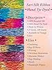 Maker's Craft Hand Tye Dyed Sari Silk Ribbon Yarn 100 Grams, 50 Yards DIY in Vintage Colors for Art & Crafts, Gift Wrapping, Christmas Decorations, Knitting, Jewelry Making etc (Greenwood) #2