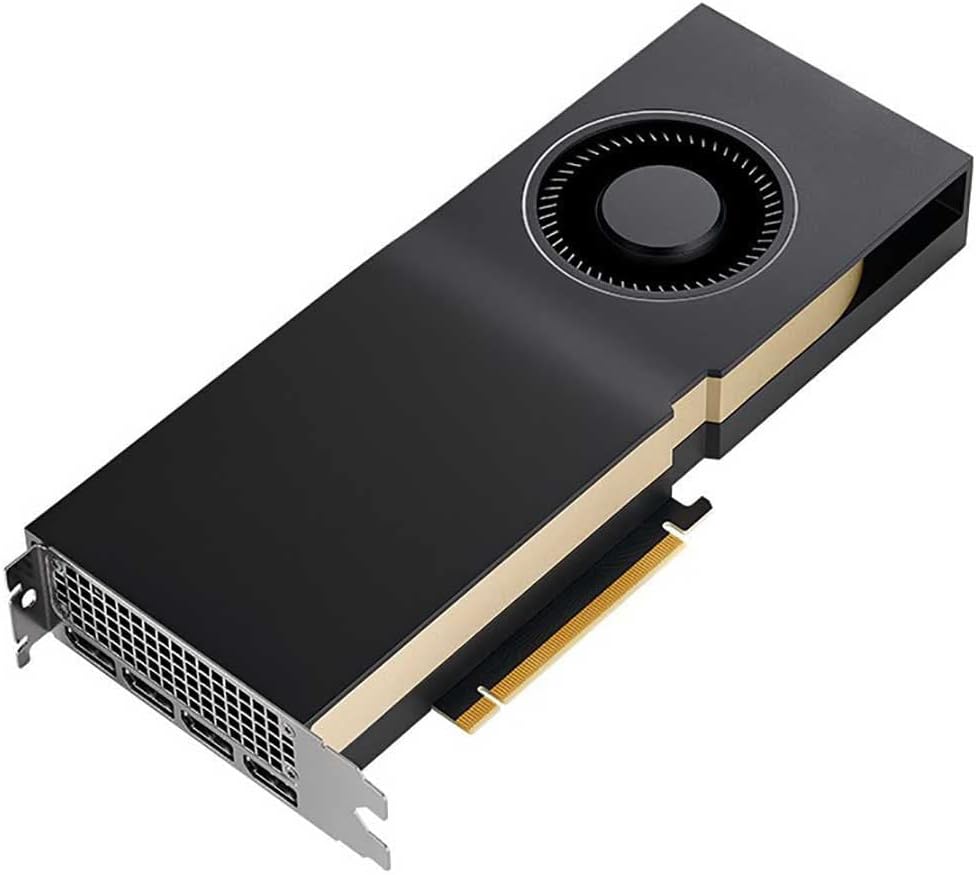 PNY NVIDIA RTX A5000 Professional Graphic Card 24GB GDDR6 PCI Express 4.0 x16, Dual Slot, 3x DisplayPort, 8K Support, Ultra quiet active fan, VCNRTXA5000-PB