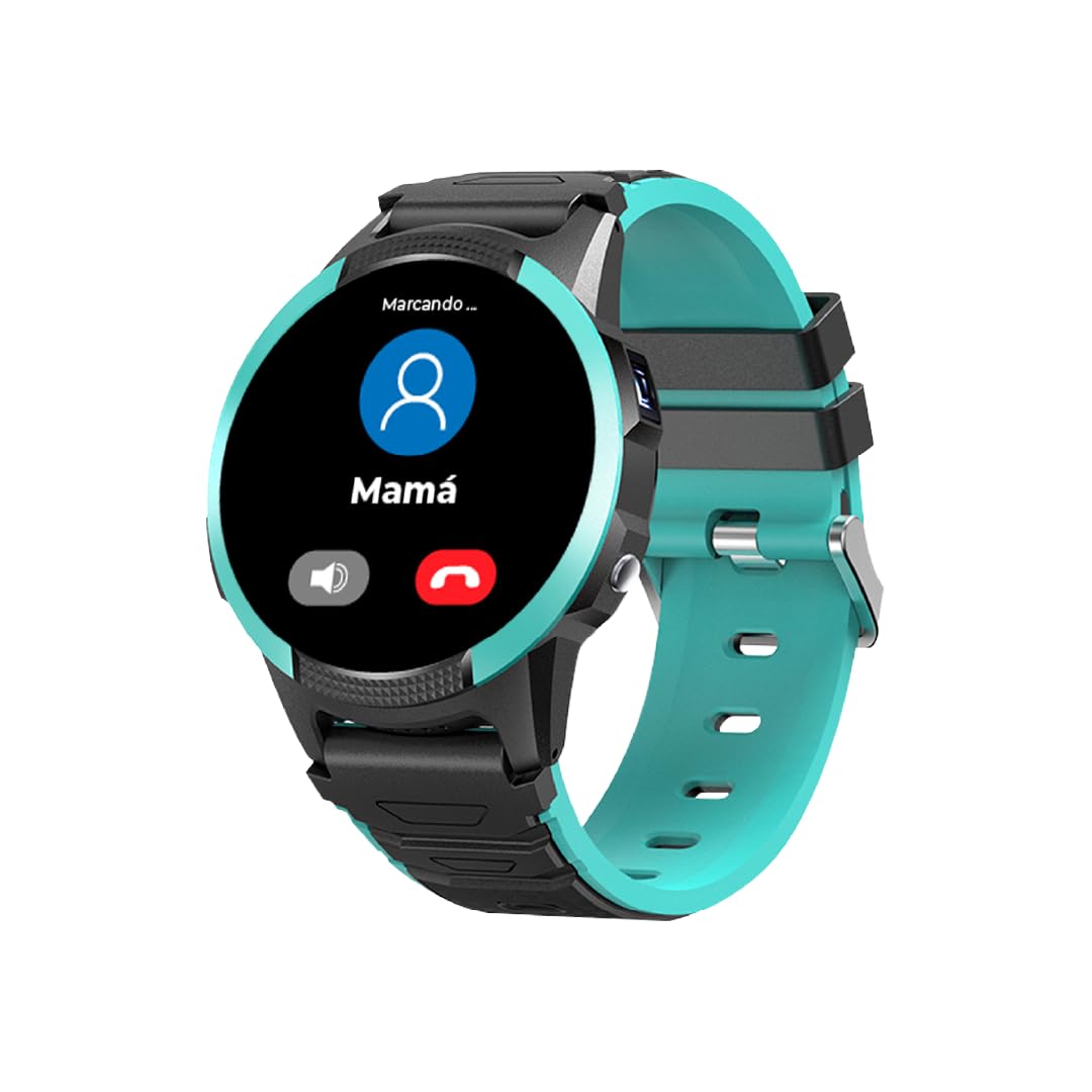 SaveFamily Slim 4G. Reloj Inteligente niño con Videollamada. Reloj GPS niños con Llamada, Chat, Boton SOS, Cronómetro, podómetro. Waterproof Ip67. Smartwatch niño con diseño Moderno y Discreto