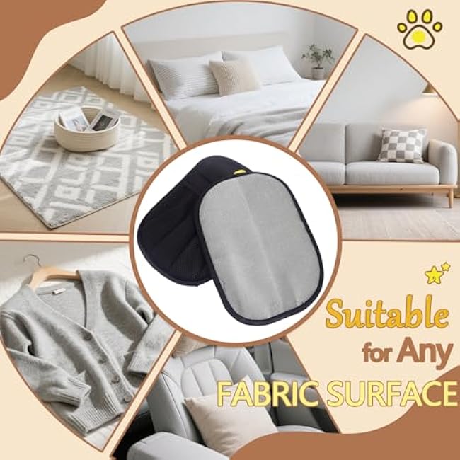 Pet Hair Removal Glove, Electrostatic Five-Finger Design, Reusable Fur Remover for Cats, Dogs, Couch, Carpet, Car Seat (1PCS)-nVBT8Ryg