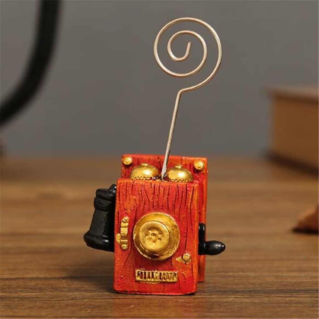 MOBYGKFY Memo Clip Vintage Resin Machine Series Photo Cute Stationery Desk Decoration Accessories
