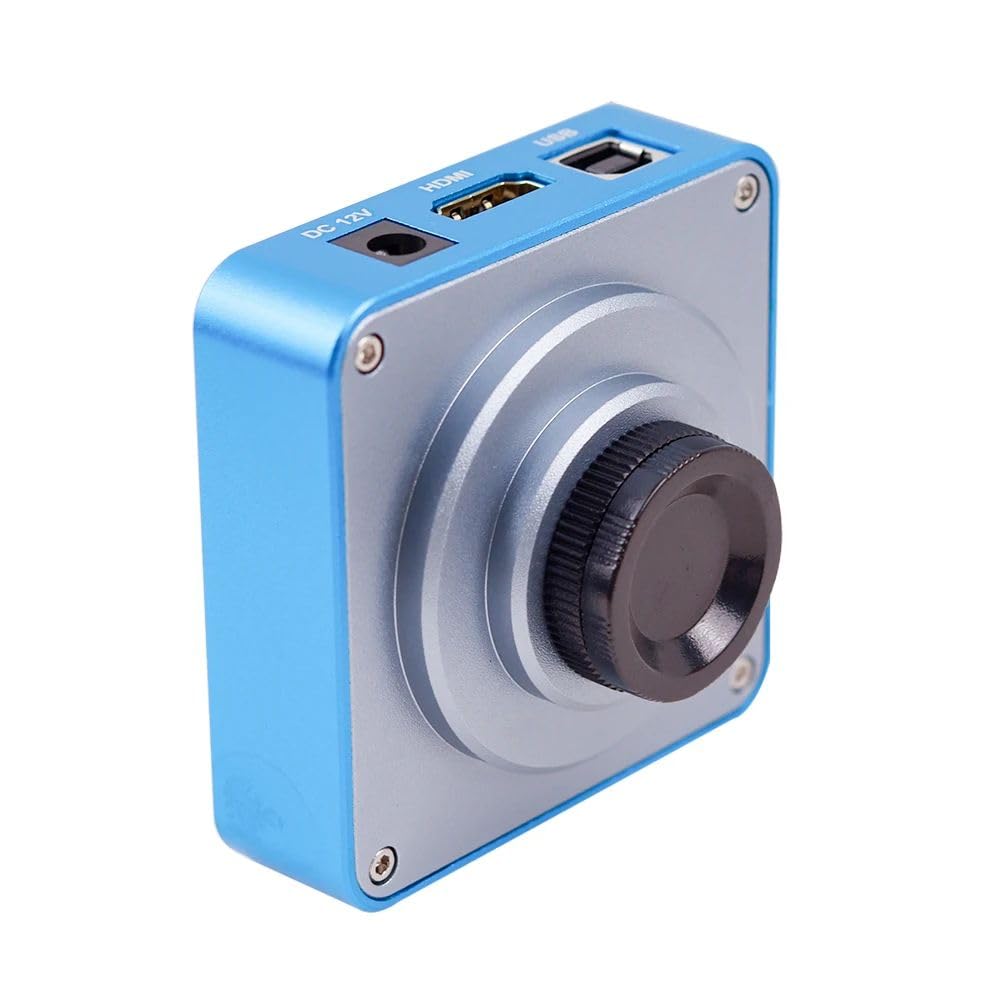 Cámara microscópica Digital Electrónica Industrial, 1080P, 48MP, HDMI, USB y Lente de Montaje en C 120X para reparación de teléfonos con Soldadura PCB