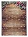 Allenjoy 6X8ft Soft Fabric Snowflake Gold Glitter Christmas Wood Wall Photography Backdrop Xmas Rustic Barn Vintage Wooden Floor Background for Kids Portrait Photo Studio Booth Photographer Props