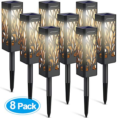 URPOWER Solar Lights Outdoor Upgraded Solar Pathway Lights with Bigger Solar Panel