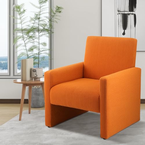 Sillón Plegable Corduroy Naranja miniatura 3