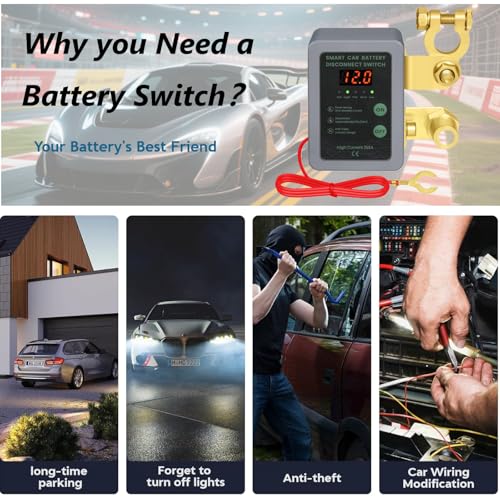 Image of Kill Switch Avutrel 12V 260A Remote Control with LED Display