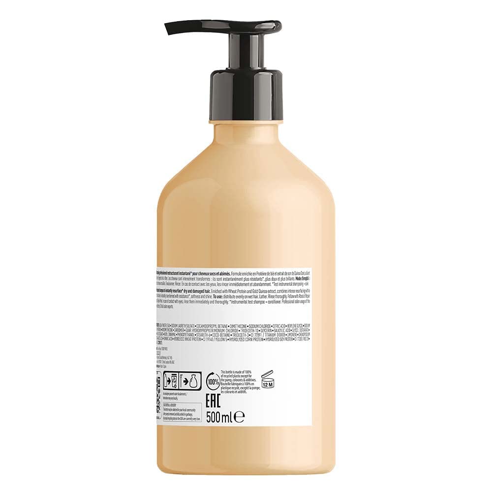 L'Oréal Professionnel Paris Expert Absolute Repair E3570100 Szampon, Przezroczysty, 500 ml