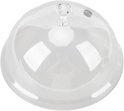Smoking Cloche Dome Cover, Smoke Infuser Lid Smoker Gun Smoking Infuser Smoke Infusion Accessory for Plates Bowls Glasses Cocktail Food Drinks (Extra Large 12.4inchx6.5inch)