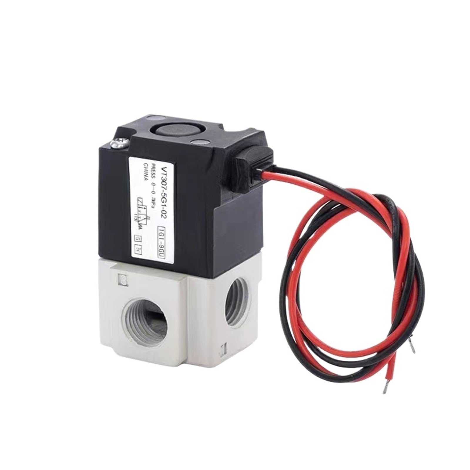Électrovanne à vide VT307 résolvant les pertes de pression sur circuits pneumatiques 1/4