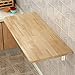 Warooma Holzklappbarer Wand-Computertisch, zusammenklappbarer Studientisch/Computertisch/Notebook-Tisch/Kindertisch/Heimtisch