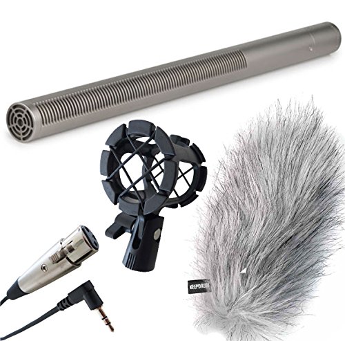 Rode NTG-4+ Plus Richtmikrofon Mit Keepdrum Fell-Windschutz – Akkubetrieben, Superniere, Filmton-Aufnahme