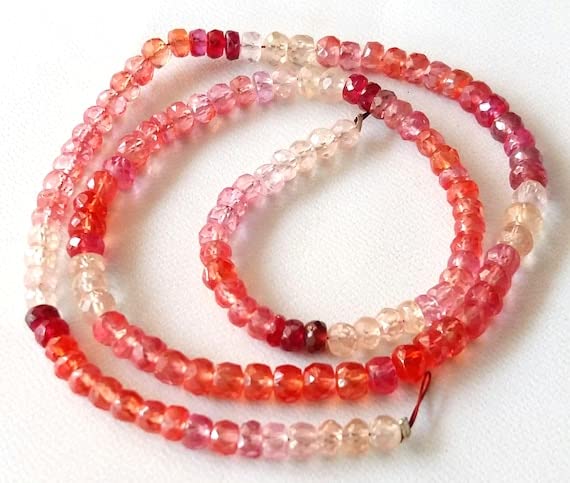 Zircon beads de 4.5mm en rang de 15 pouces pour créer vos bijoux d'été