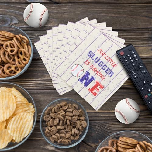 image for QUERICKY 100pcs My Rookie Year Napkins Disposable Rookie of The Year P