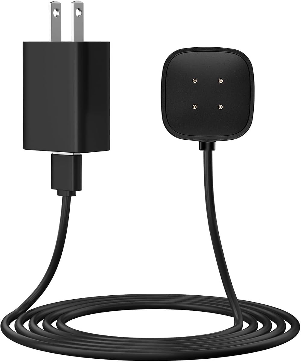 Versa 3 Charging Cable and Wall Plug Charger Compatible with Fitbit Versa 3 SmartWatch