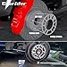 glorider 4Pcs Universal Wheel Spacers 5mm for Most 4 Lug & 5 Lug Wheels, PCD 98mm to 120mm, 4x100 4x108 4x100 5x100 5x108 5x110 5x112 5x114.3 5x115 5x120 5x4.5 5x4.75 Multiple Bolts Pattern Vehicle