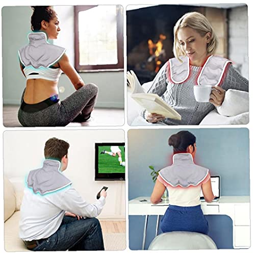 Schouderijs pack, groot herbruikbaar nek koud pakket, rugpijn verlichting warm koud comprimeren therapie optimale… - Image 7