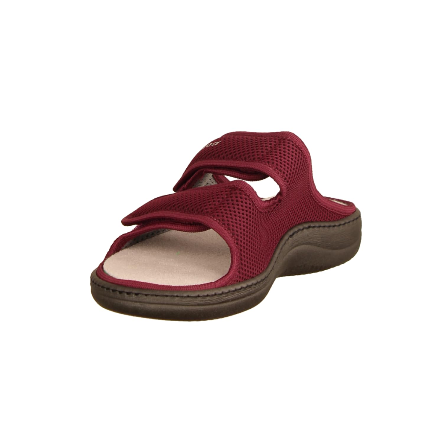 LIROMED 805 Rot - Pantolette - Haus - hüttenschuhe Damen Hausschuhe, Rot