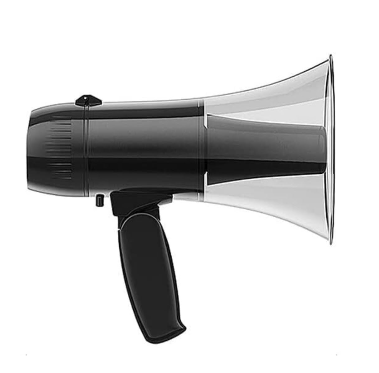 Megafon-Lautsprecher, Hand-Megafon, einstellbare Lautstärke, USB, tragbarer Megafon-Lautsprecher mit eingebauter Sirene, Outdoor-Schiedsrichter, Bullhorn-Lautsprecher, Megafon, lauter