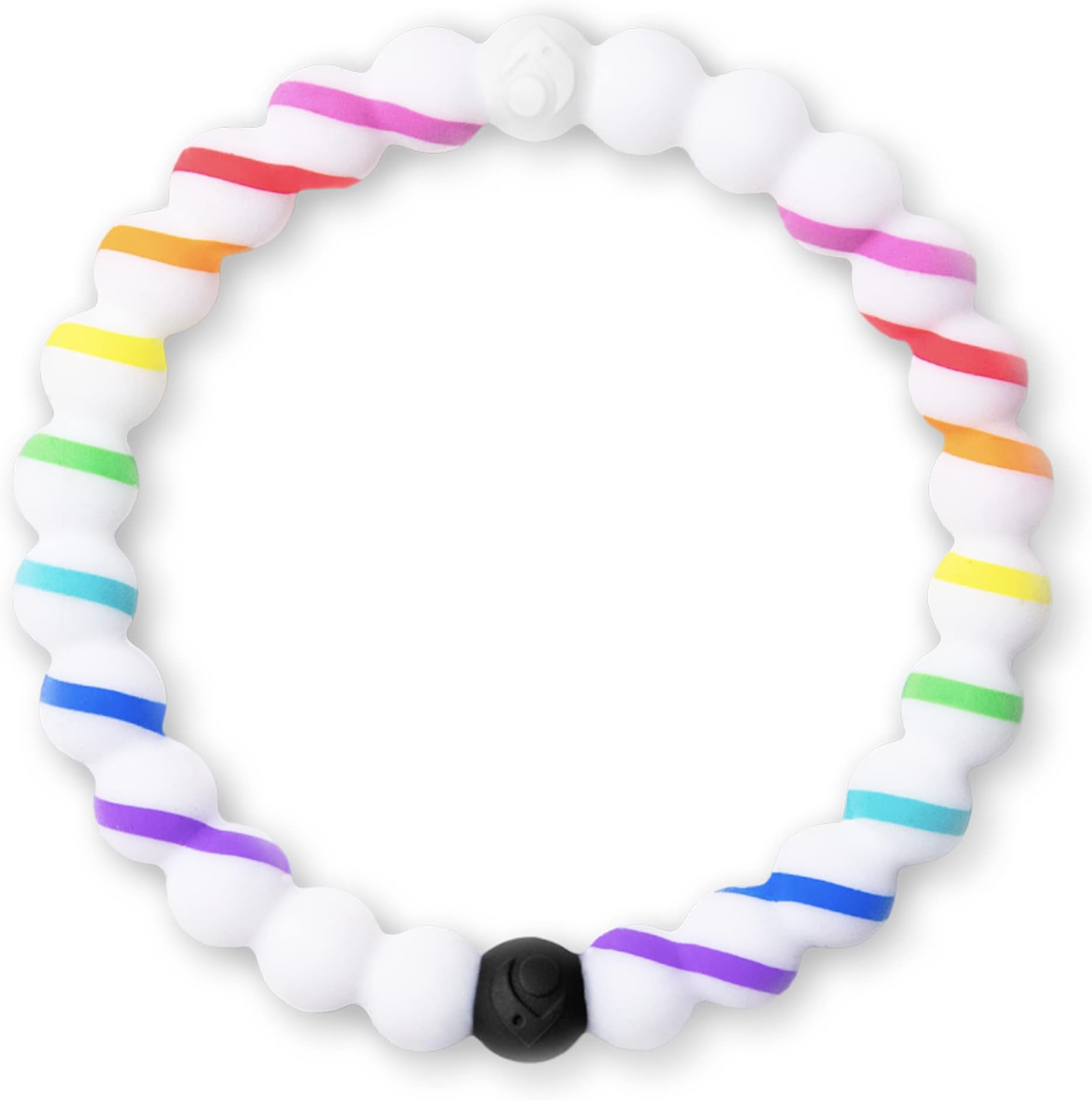 LGBTQ Pride Beaded Silicone Bracelet for Women & Men, Jewelry