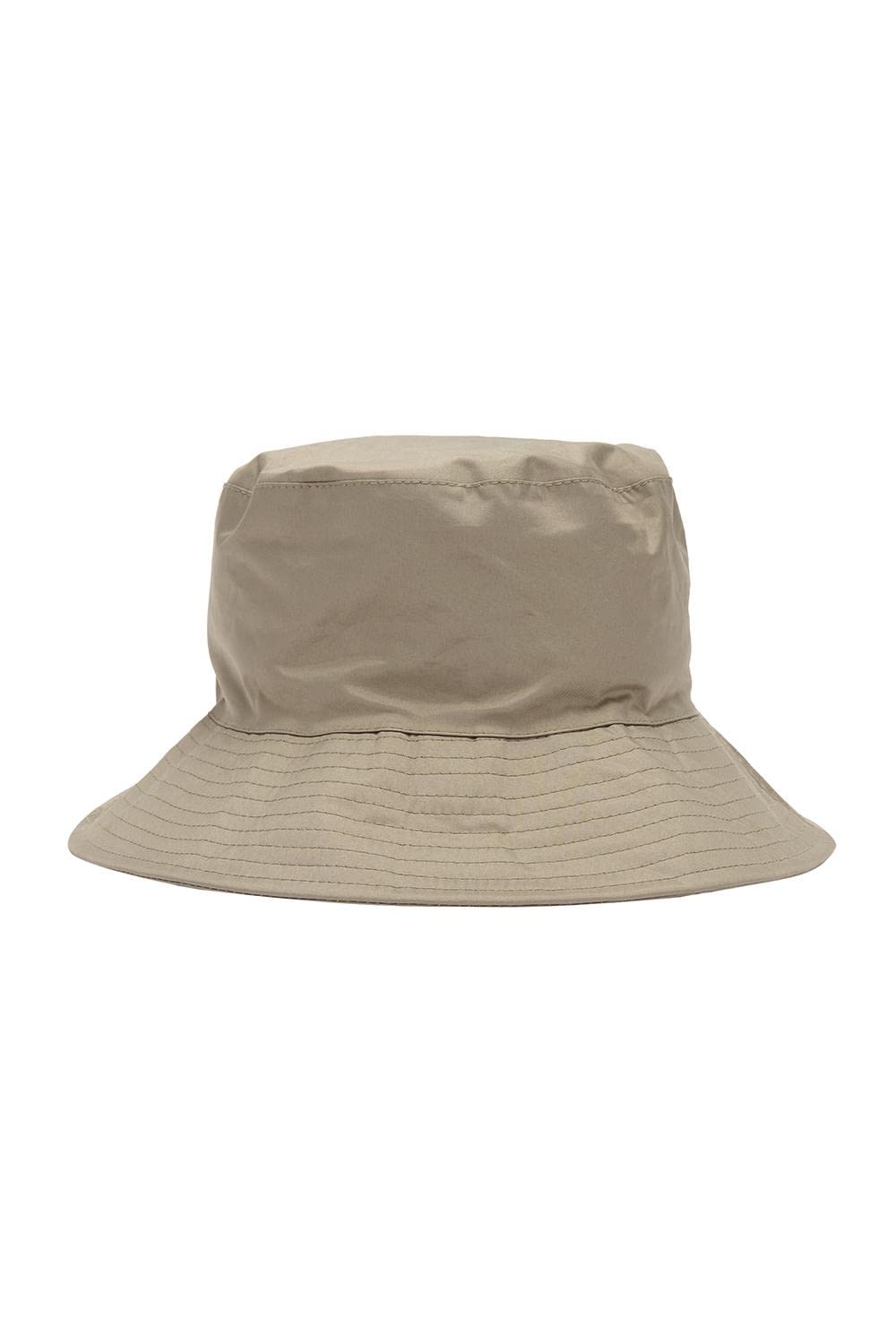 LightHouse Women's Waterproof Bucket Rain Hat - Wide Brim Lined Outdoor Headwear - Fawn - M