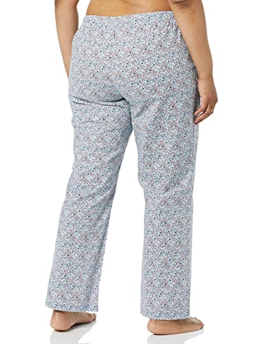 Image of Amazon Essentials Women's Cotton Pajama Pants, Breathable Poplin Sleep Pant with Drawstring Elastic Waist