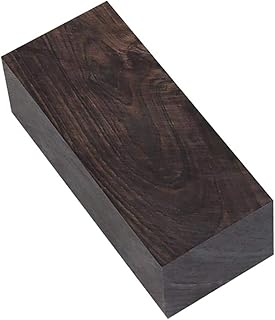 African Rare Blackwood Block Ebony Lumber Crafts Wood Material DIY Blank Crafts Cut Handle Timber Hobby Tool Ebony Lumber...