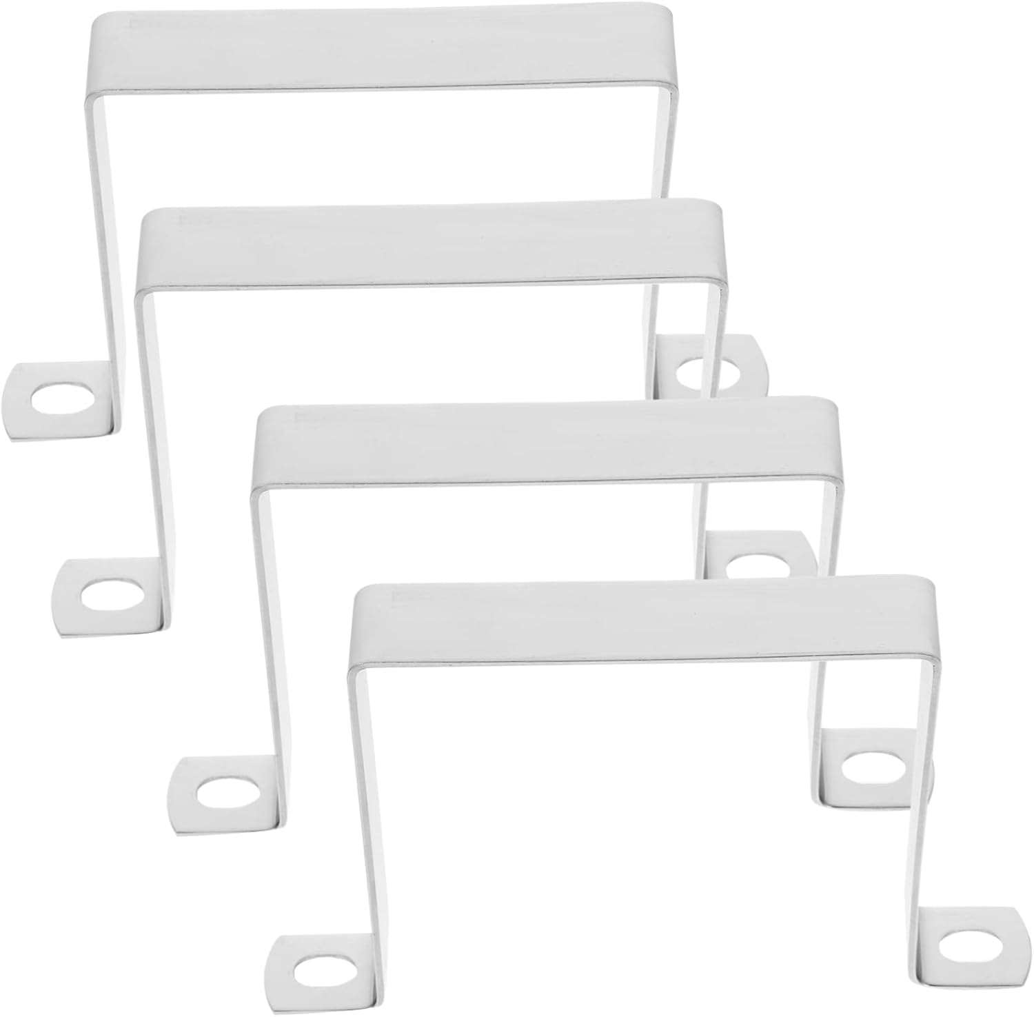 DOITOOL 16pcs Stainless Steel Hanger Clamp Bracket for Pipe Support Hose Clamp Easy to Install for Indoor and Outdoor Use