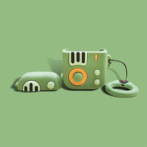 Miniatura 3 de Compatible con funda de radio retro AirPods 2 y 1, funda protectora de silicona retro para AirPod 1/2, funda para gramófono, divertida funda Kawaii