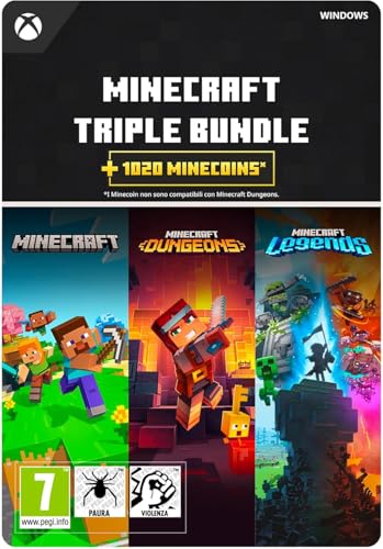 Minecraft Triple Bundle Xbox Windows code de téléchargement