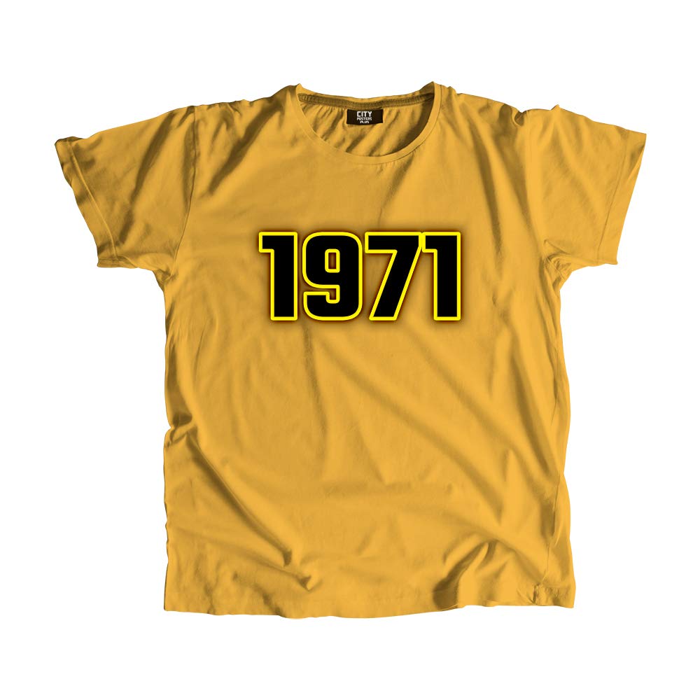 CITY POSTERS PLUS1971 Year Unisex T-Shirt