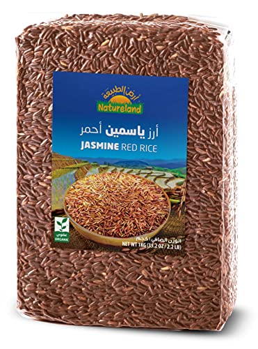 Natureland Jasmine Red Rice 1 Kg Brown